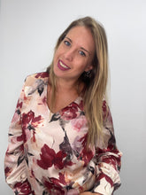 Carica l&#39;immagine nel visualizzatore di Gallery, Blusa fantasia fiorita - abbigliamento - Jiveley
