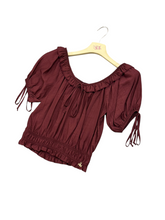 Carica l'immagine nel visualizzatore di Gallery, Blusa con coulisse - abbigliamento - Artigli
