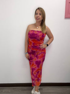 Abito tulle tagliato seno - abbigliamento - Stilosa