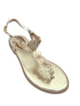 Carica l&#39;immagine nel visualizzatore di Gallery, Sandalo medaglioni oro - Scarpe - Stilosa

