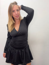 Carica l&#39;immagine nel visualizzatore di Gallery, Abito vita ripres manica lunga - abbigliamento - Stilosa
