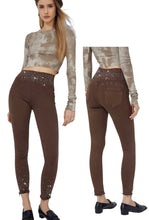 Carica l&#39;immagine nel visualizzatore di Gallery, Jeans skinny fascia e strass - JEANS - Stilosa
