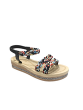 Carica l'immagine nel visualizzatore di Gallery, Sandalo trecce con elastico - Scarpe -
