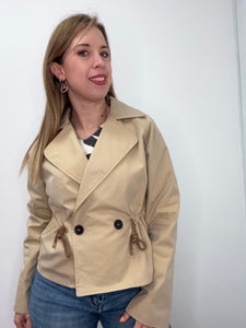 Trench doppiopetto corto - abbigliamento - Artigli