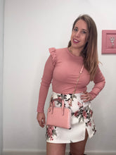 Carica l'immagine nel visualizzatore di Gallery, Maglia spalla palloncino con perle - abbigliamento - Stilosa
