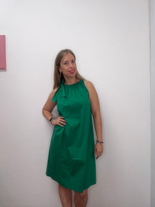 Abito cotone fiocco smanicato - abbigliamento - Stilosa