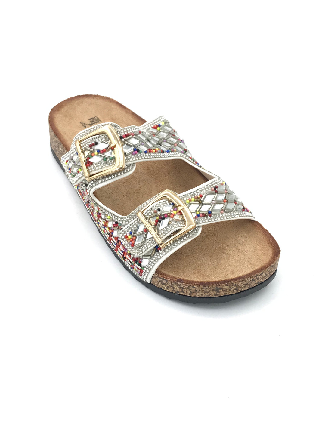 Ciabatta lustrini multicolor - Scarpe - Stilosa