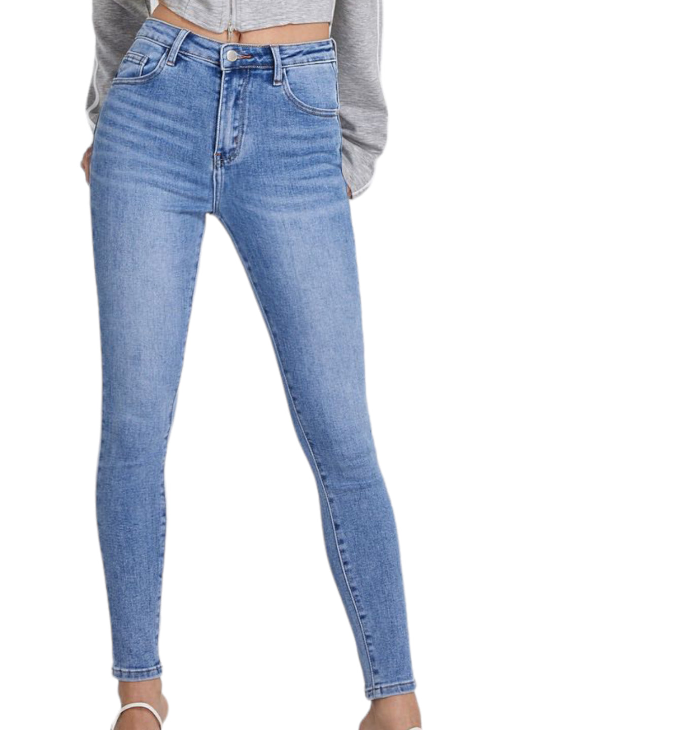 Jeans chiaro skinny basic - abbigliamento - Stilosa