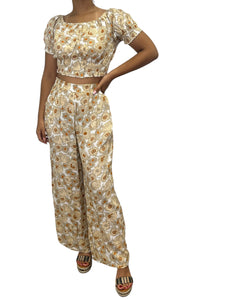 Completo top e panta margherita - abbigliamento - Stilosa