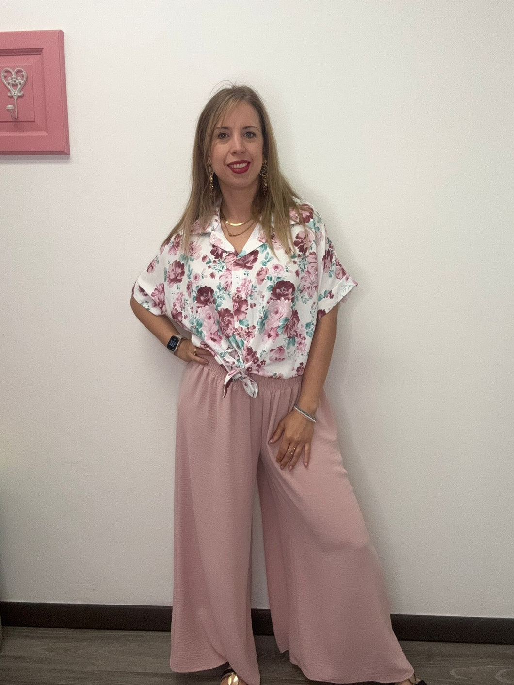 Panta palazzo fascia elastica - abbigliamento - Stilosa