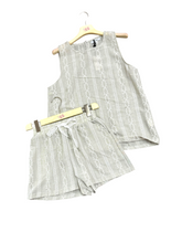 Carica l'immagine nel visualizzatore di Gallery, Completo camicia e short ricamati - abbigliamento - Stilosa

