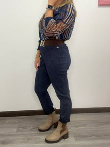 Pantalone con elastico fantasia - abbigliamento - Artigli