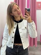 Carica l&#39;immagine nel visualizzatore di Gallery, Giacca denim girocollo - abbigliamento - Artigli
