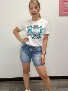 Short jeans tasca paillettes - abbigliamento - Stilosa