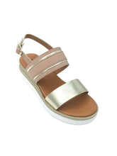 Carica l'immagine nel visualizzatore di Gallery, Sandalo bicolor pelle - Scarpe - Stilosa
