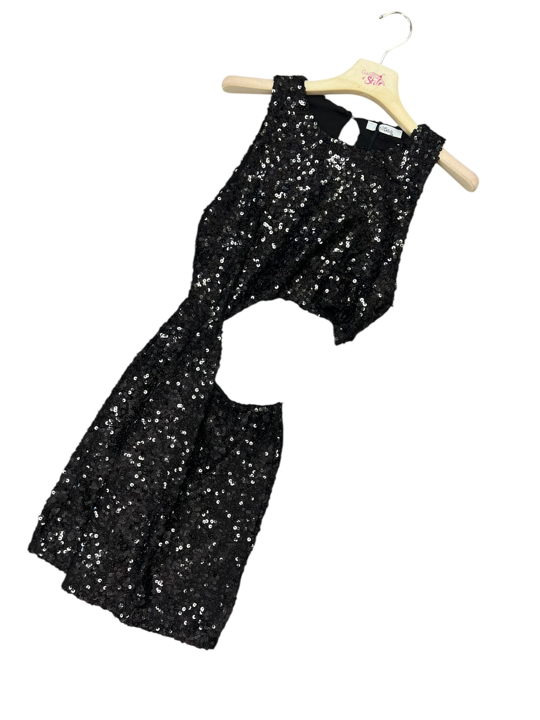 Abito paillettes apertura - abbigliamento - Stilosa