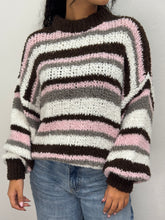 Carica l&#39;immagine nel visualizzatore di Gallery, Maglia teddy rigata - abbigliamento - Stilosa
