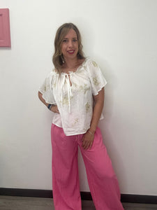 Panta palazzo lavorato - abbigliamento - Stilosa
