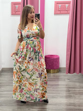 Carica l&#39;immagine nel visualizzatore di Gallery, Abito lungo tulle fantasia - abbigliamento - Artigli
