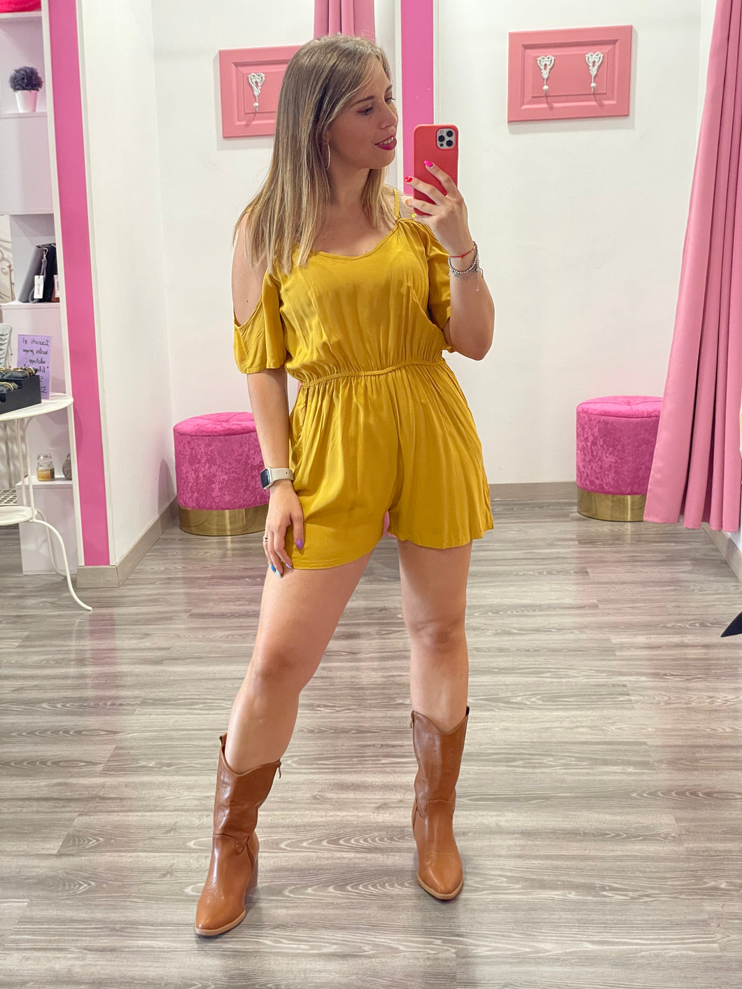 Tutina spalle scoperta - abbigliamento - Stilosa