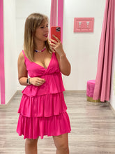 Carica l&#39;immagine nel visualizzatore di Gallery, Abito corto a balze sovrapposte - abbigliamento - Artigli
