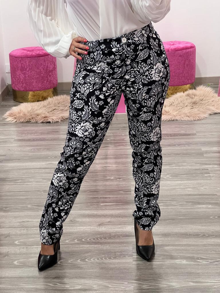 Pantalone fantasia ESAE abbigliamento Mimi Mua Galleria di Stile
