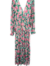 Carica l&#39;immagine nel visualizzatore di Gallery, Abito lungo con fiori rosa - abbigliamento - Stilosa
