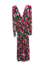 Carica l&#39;immagine nel visualizzatore di Gallery, Abito lungo con fiori rosa - abbigliamento - Stilosa
